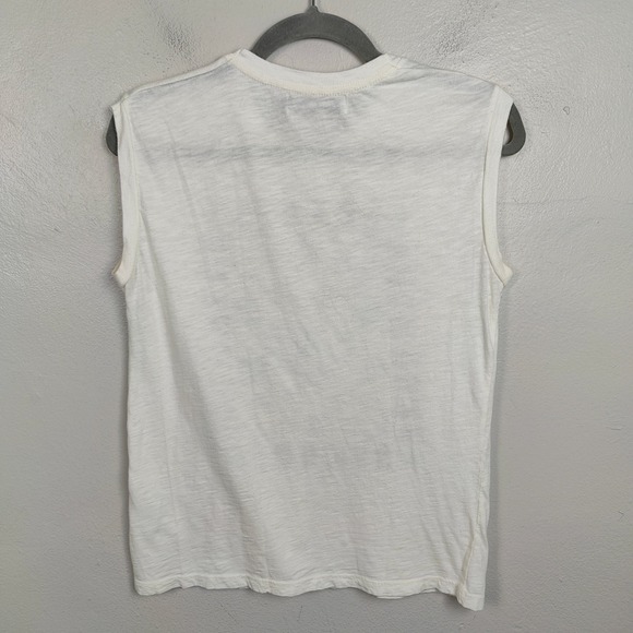 Girl Dangerous Tank Top Womens Small Cosmic Dreaming Graphic Muscle Tee White - Picture 5 of 9